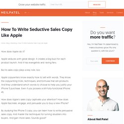 How To Write Seductive Sales Copy Like Apple