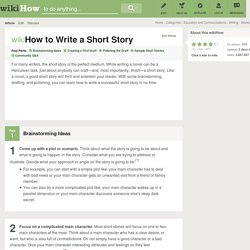 How to Write a Short Story (with Sample Stories)