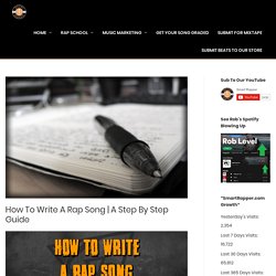 How To Write A Rap Song