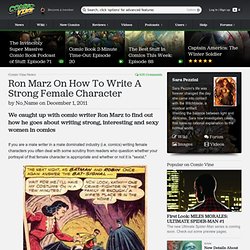 Ron Marz On How To Write A Strong Female Character