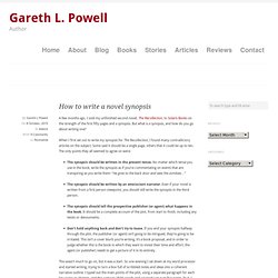 Gareth L Powell - science fiction writer