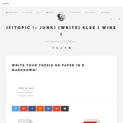 Markdown for scientific writing image