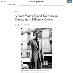A Black Writer Found Tolerance in France, and a Different Racism