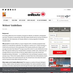 Writers’ Guidelines
