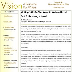 Writing 101: Revising a Novel