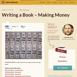 Writing a Book – Making Money