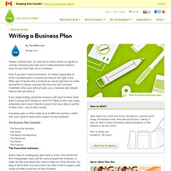 How to Write a Simple Business Plan