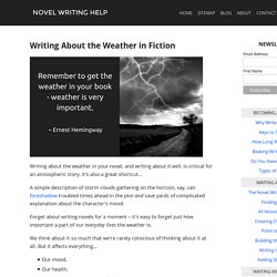 Writing About the Weather