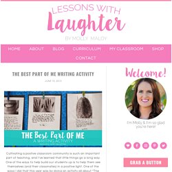 The Best Part of Me Writing Activity - Lessons With Laughter