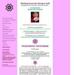 Naomi Rose can help you with: how to write a book, writing a book, short story writing, writing child book, tips on writing a book, steps to writing a book, writing your own book, writing a non fiction book, Book coaching, Book-writing guidance, Help writ