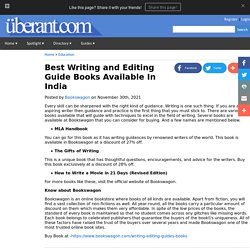 Best Writing and Editing Guide Books Available In India