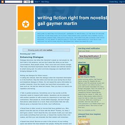 Writing action in fiction