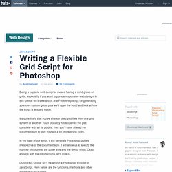 Writing a Flexible Grid Script for Photoshop