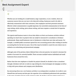 Writing Help