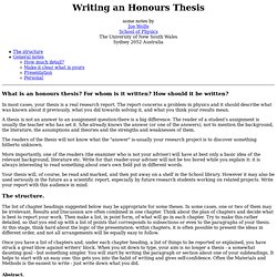 honours thesis psychology uottawa