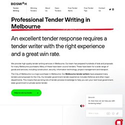 Professional Tenders Melbourne