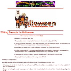 Writing Prompts for Halloween