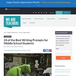 The Best Writing Prompts for Middle School