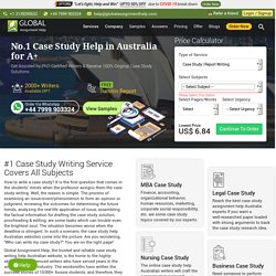 Case Study Help & Writing Service in Australia