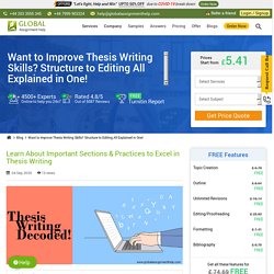 Best Thesis Writing Service Provider Online!