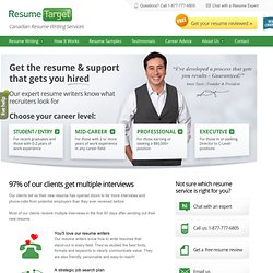 Resume writing services toronto canada