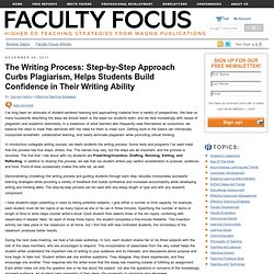 The Writing Process Helps Students Become More Confident Writers