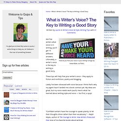 What is Writer’s Voice? The Key to Writing a Good Story