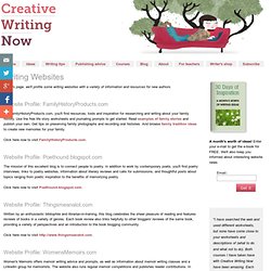 Writing Websites - Writers Websites