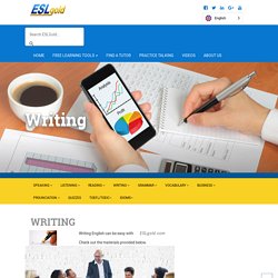 Writing – Welcome to ESLgold website