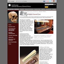 Written in Bone - A Highly Unusual Case