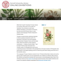 Written in Petals - Online exhibitions across Cornell University Library