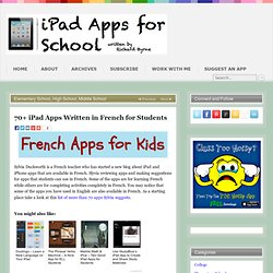 70+ iPad Apps Written in French for Students