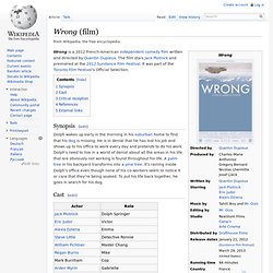 Wrong (film