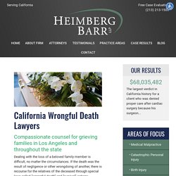 Wrongful Death Lawyers in Los Angeles, California