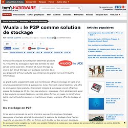 Wuala : le P2P comme solution de stockage