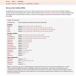 project: browse the Gothic Bible