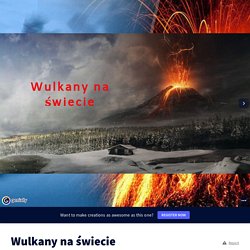 Wulkany na świecie by patryksrubka on Genially