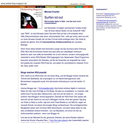 WWM in XHTML: Was ist RSS ?