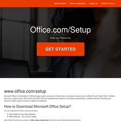 www.office.com/setup - Enter Office Setup Product Key