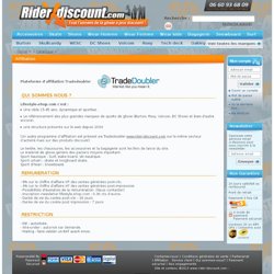 www.rider-discount.com > Affiliation
