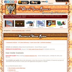 Games - Orthello User Guide