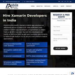 Xamarin App Development Company India