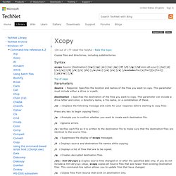 Xcopy