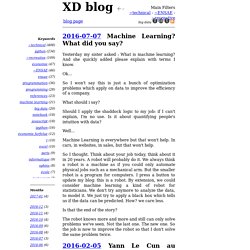XD blog