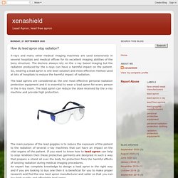 xenashield: How do lead apron stop radiation?
