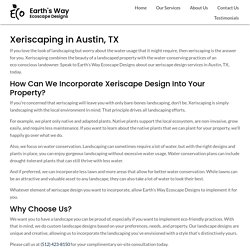 Xeriscape Design in Austin, TX