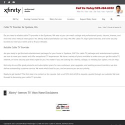 Xfinity Cable TV in Spokane, WA
