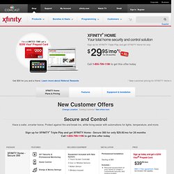 Comcast: Home Automation & Alarm Monitoring - XFINITY® Home