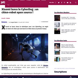 Xiaomi lance le CyberDog : un chien-robot open source !