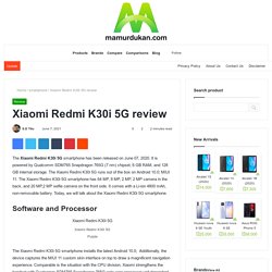 Xiaomi Redmi K30i 5G review